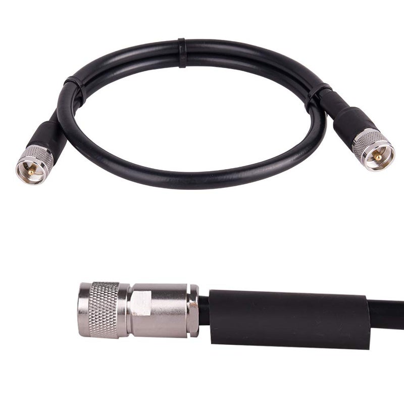 XRDS -RF موصلات PL-259 ذكر نوع UHF ملحق محول نهاية موصل LMR400/RG8/RG8U/KMR400/Belden 9913/7D-FB عبوة من 2 من XRDS-RF (ليس للتلفاز) - Image 5